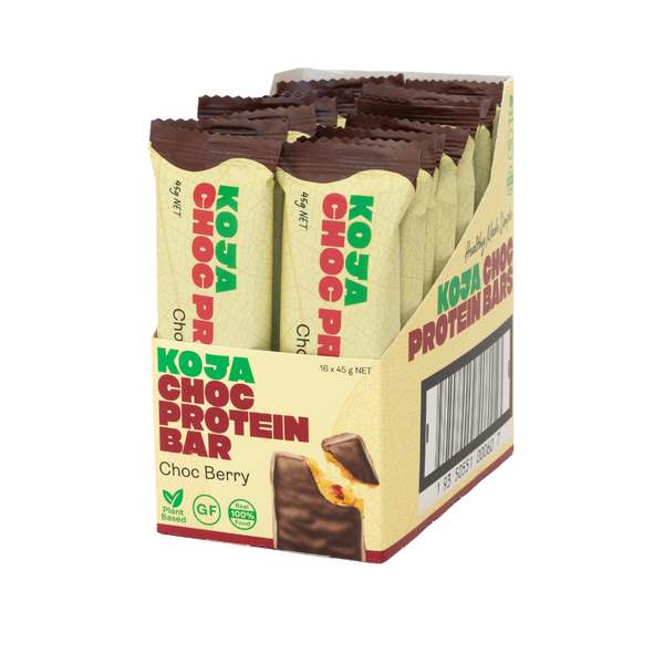 KOJA Choc Berry Choc Protein Bar - 16 Bars