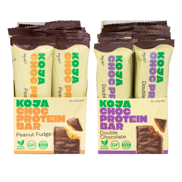 KOJA Choc Protein Bars - 2 x Carton Pack