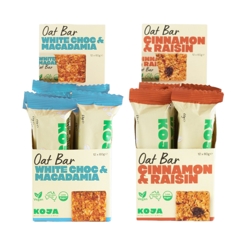 KOJA Oat Bars - Buy 2 Cartons & Save