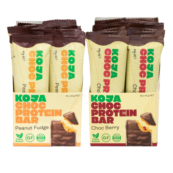 KOJA Choc Protein Bars - 2 x Carton Pack