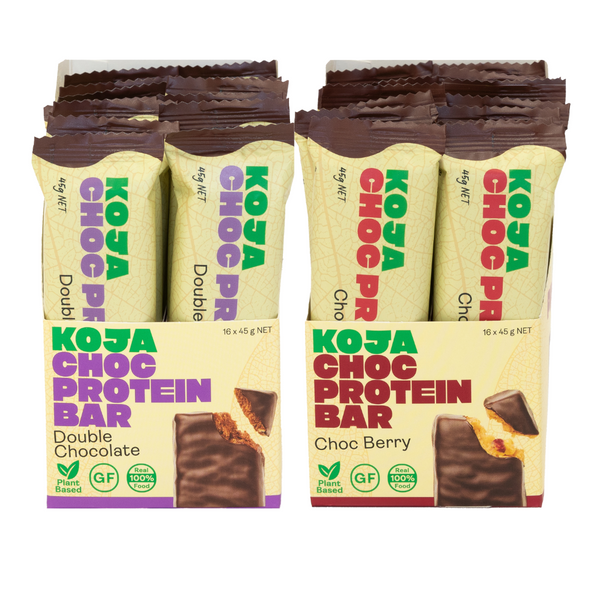 KOJA Choc Protein Bars - 2 x Carton Pack