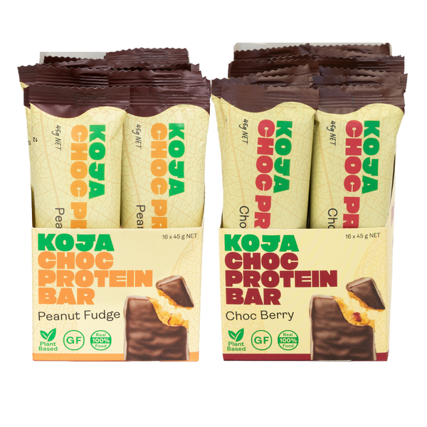 KOJA Choc Protein Bars - 2 x Carton Pack