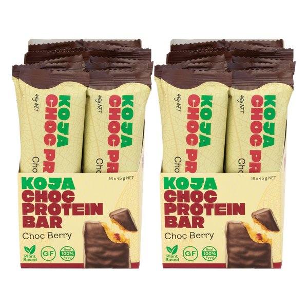 KOJA Choc Berry Choc Protein Bar - 16 Bars